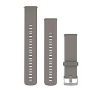 Garmin Bracelet Quick-Release 22 mm Silicone Gris/Argenté