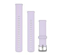 Garmin Bracelet silicone à attache rapide 18 mm – Violet pervenche / Argent