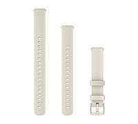 Garmin - Bracelet silicone Lily 2 14 mm - Beige / Blanc / Doré
