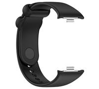 Bracelet de montre en silicone avec étui de protection pour Xiaomi Band 8 Pro Black
