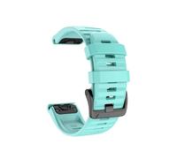 Bracelet De Montre En Silicone Bicolore, Adapté For Garmin TACTIX DELTA/Instinct 2X/Descent Mk2 Mk2i G1/MARQ/Enduro 2, Bracelet À Ajustement Rapide De 22mm 26mm(Teal 2,QuickFit 26mm)