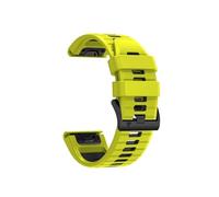 Bracelet De Montre En Silicone Bicolore, Adapté For Garmin TACTIX DELTA/Instinct 2X/Descent Mk2 Mk2i G1/MARQ/Enduro 2, Bracelet À Ajustement Rapide De 22mm 26mm(Green Black,QuickFit 26mm)