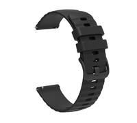 Bracelet de montre en silicone Black 22 mm Samsung Galaxy Watch 3 45 mm/Gear S3 Classic, Huawei watch GT Runner/GT2 Pro
