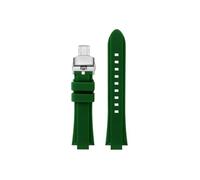 Bracelet de montre en silicone Compatible avec Casio EFR-S108D EFS-S570 ECB-10YDC(A-Green -silver,For EFR-S108D)