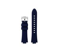 Bracelet de montre en silicone Compatible avec Casio EFR-S108D EFS-S570 ECB-10YDC(Blue-silver,For EFR-S108D)