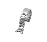 Bracelet de montre en silicone Compatible avec Casio G-SHOCK GST-210 GST-b100 S110 GST-W300 410 210 400G S130 S310 S330(Solid Steel silver)