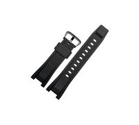 Bracelet de montre en silicone Compatible avec Casio G-SHOCK GST-210 GST-b100 S110 GST-W300 410 210 400G S130 S310 S330(Steel ring black buckle)