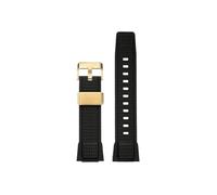 Bracelet de montre en Silicone Compatible avec Casio G-SHOCK MTG-B3000B/BD, boucle en acier inoxydable(Black Gold A)