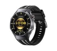 Bracelet de montre en silicone compatible avec Huawei GT6 Pro 46mm - Style bouton-poussoir Black