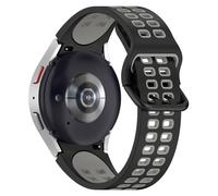 Bracelet de montre en silicone DarkGrey Samsung Galaxy Watch 3 41 mm/4/4 Classic/5/5 Pro