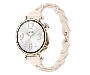 Bracelet de montre en silicone de 14 mm compatible avec Fossil Gilmore/Jacqueline/Stella - Bracelet de rechange en silicone pour Fossil Raquel Sun Moon/Raquel 26 mm, Mittelgroße, Silicone, Pas de