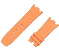 Bracelet de montre en silicone en caoutchouc fluoré naturel de 28 mm pour bracelet AP pour ceinture Audemars et Piguet 15703 15710 15706 (couleur : bracelet blanc, taille : 28 mm sans boucle), 28mm no