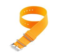 Bracelet de montre en silicone monobloc 20 mm 22 mm Bracelet de montre en caoutchouc unisexe Bracelet de montre de remplacement for montre traditionnelle ou intelligente Accessoires de montre(Orange,2