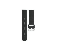INF 1 bracelet de montre en silicone noir pour Fitbit Versa 2 Lite - Imperméable, respirant, avec boucle 12 x 8 cm