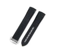 Bracelet de montre en silicone Omega x Swatch MoonSwatch Planet Series DarkGrey