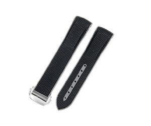 Bracelet de montre en silicone Omega x Swatch MoonSwatch Planet Series DarkGrey