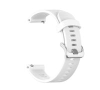 Bracelet de montre en silicone pour Garmin Forerunner 245 White 20 mm