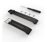 Bracelet de montre en silicone pour Garmin Forerunner 35/30 noir 6 pièces