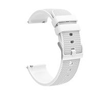 Bracelet de montre en silicone pour Garmin Vivoactive 4 18 mm White
