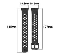 Bracelet de montre en silicone pour Huawei Band 8/9/10 Black