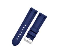 Bracelet de montre en silicone pour Panerai Luminor Marina Blue 24 mm