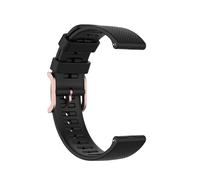 Bracelet de montre en silicone pour POLAR Pacer/Ignite/Vantage M2 Black 22 mm