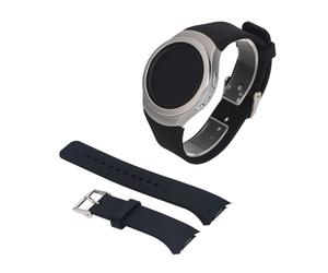 Bracelet de montre en silicone pour Samsung Gear S2 R720 Black L