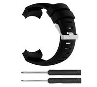 Bracelet de montre en silicone pour Suunto Core ALU Noir