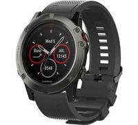 Bracelet de montre en silicone simple pour Garmin Fenix 5X / Fenix 5X Plus/ Fenix 3/ Fenix 3 HR - Noir