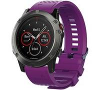 Bracelet de montre en silicone simple pour Garmin Fenix 5X / Fenix 5X Plus/ Fenix 3/ Fenix 3 HR - Violet