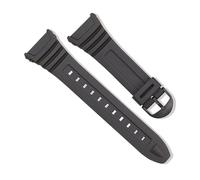 Bracelet de montre en silicone souple 18 mm compatible avec Casio W-96h, bracelet sport remplacement for hommes et femmes, accessoires ceinture
