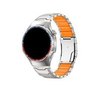Bracelet de montre en titane 22mm,Compatible avec Huawei GT6 Pro 5 4 4Pro 46mm/Samsung Galaxy Watch46mm/Amazfit Balance 2(Titanium orange,For Huawei GT6 Pro 46mm)