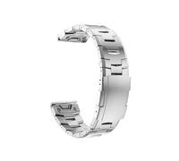 Bracelet de montre en titane QuickFit 26mm, adapté for Garmin Fenix 7X 7 6 6X Pro 5X Plus Mk2, Bracelet en métal 22mm Epix Gen 2 MARQ 955 D2 G1(Silver,QuickFit 26mm)