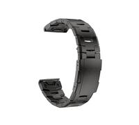 Bracelet de montre en titane QuickFit 26mm, adapté for Garmin Fenix 7X 7 6 6X Pro 5X Plus Mk2, Bracelet en métal 22mm Epix Gen 2 MARQ 955 D2 G1(Dark Gray,QuickFit 22mm)