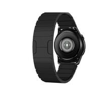 Bracelet de montre en titane véritable - 22 mm avec boucle d'origine Black