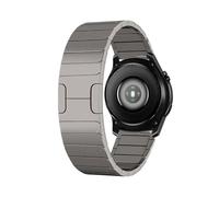 Bracelet de montre en titane véritable - 22 mm avec boucle d'origine Grey