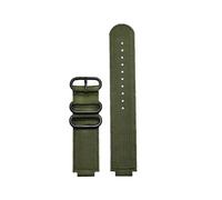 Bracelet de montre en toile à bouche convexe, Compatible avec la série CASIO PROTREK Prg-260/270 Prw-2500t /3500/5000/5100, bracelet Nylon(Army green-black)