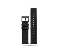 Bracelet De Montre En Toile De Nylon 18 Mm 20 Mm 22 Mm Adapté For Hamilton Khaki Field H70605731 H70605993 Seagull Adapté For Bracelet De Montre De Sport For Seiko(Black-black,20mm)