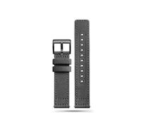 Bracelet De Montre En Toile De Nylon 18 Mm 20 Mm 22 Mm Adapté For Hamilton Khaki Field H70605731 H70605993 Seagull Adapté For Bracelet De Montre De Sport For Seiko(Gray-black,18mm)