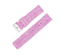 ROWCES Bracelet de montre en toile de Nylon, étanche, accessoires de montre, 12mm, 14mm, 16mm, 18mm, 20mm, 22mm, Rose rouge, 14mm