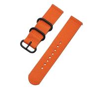 Bracelet de montre en toile for hommes, classique, à la mode, remplacement universel, confortable, Sport, en Nylon, avec boucle en acier inoxydable