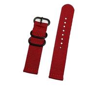 Bracelet de montre en toile for hommes, classique, à la mode, remplacement universel, confortable, Sport, en Nylon, avec boucle en acier inoxydable