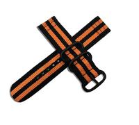 Bracelet de montre en toile for hommes, classique, à la mode, remplacement universel, confortable, Sport, en Nylon, avec boucle en acier inoxydable