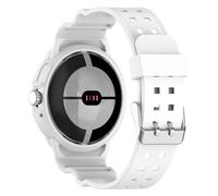 Bracelet de montre en TPU intégré antichoc pour Google Pixel Watch 1/2 White