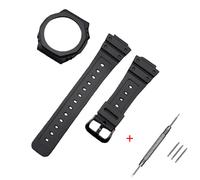Bracelet de montre en TPU noir pour Casio GA-2100/2110