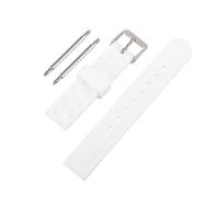 Bracelet de Montre Femme 16mm en Silicone Blanc, Léger et Interchangeable | Bracelet de Montre de Rechange, pour Montre 16mm, Usage Quotidien et Sport, Style Mode