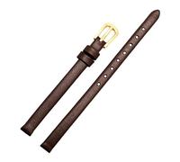 Bracelet de montre fin en cuir pour femme - 6 mm à 16 mm pour petites montres,15mm