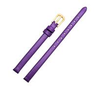 Bracelet de montre fin en cuir pour femme - 6 mm à 16 mm pour petites montres,16mm