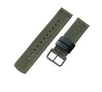 Bracelet de montre flexible en toile nylon tricoté haute densité compatible avec les accessoires Casio 24 mm PRG-600YB PRG-650 PRW-6600(Green-Black-K7)