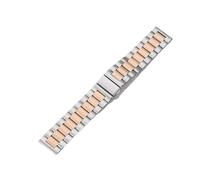 Bracelet De Montre For Acier Inoxydable Compatible For Samsung Galaxy 6/5 Pro/7/FE/4/Classic, Compatible For Amazfit Correa GTS-GTR-4-3-2-2e-mini(Silver Rose 13,22mm watch band)